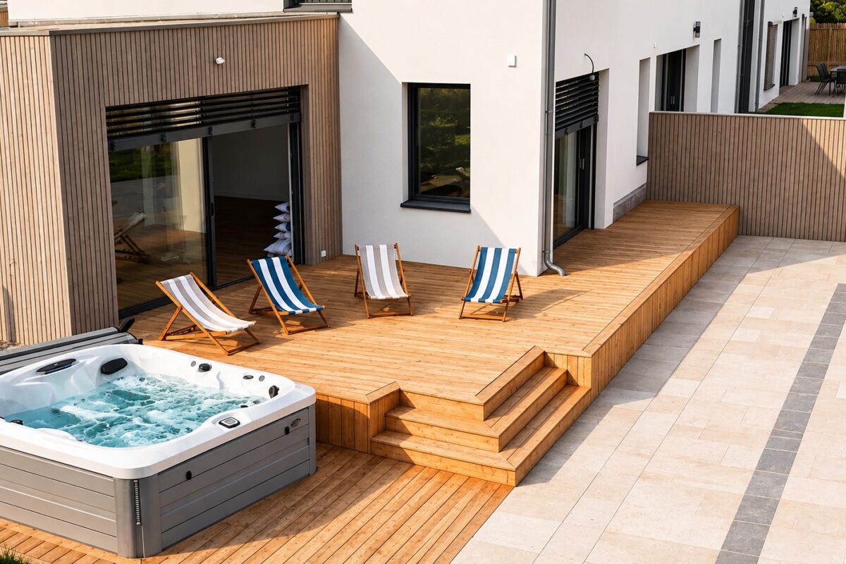 jacuzzi spa terrasse sport bretagne